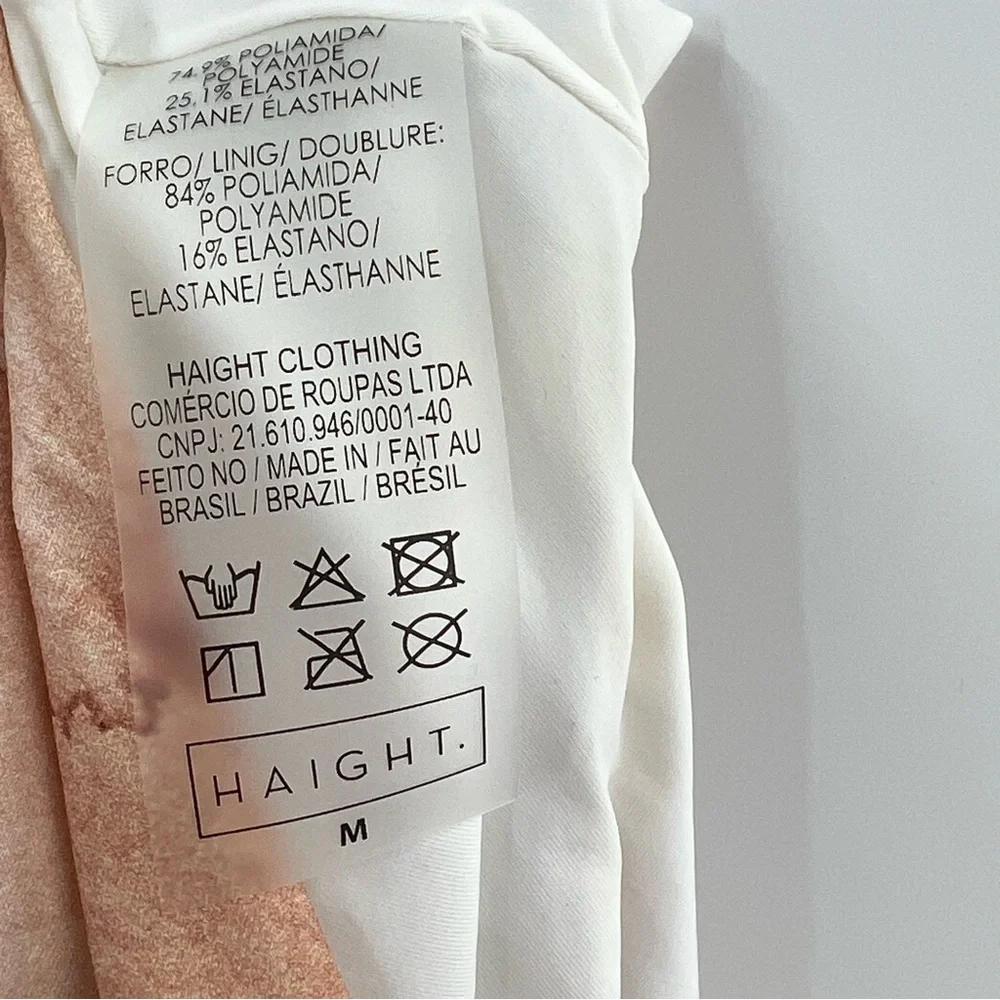 HAIGHT. NWT Mah Highleg Hotpants Bikini Bottom in Watercolor size Medium Revolve